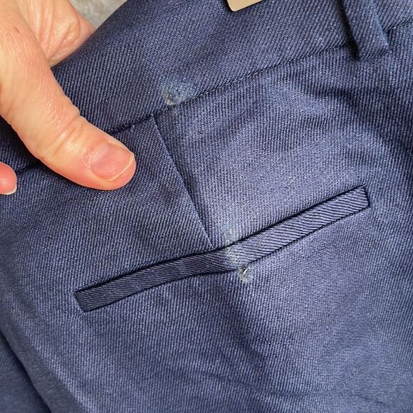 J Crew Sydney Pant Womens Size 16 Talll Navy Blue - Picture 8 of 11